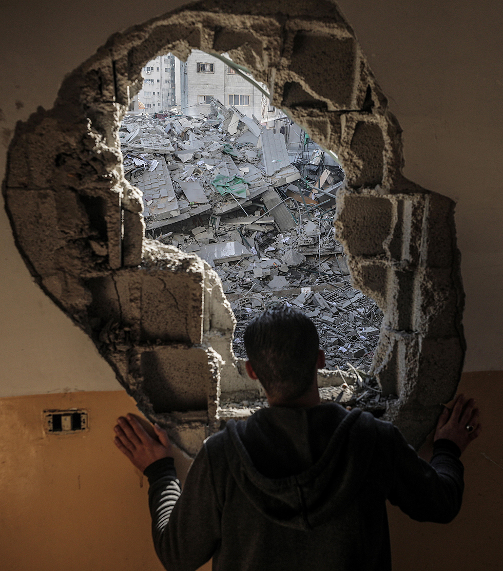 Газа после атаки ВВС ЦАХАЛа. Фото: EPA