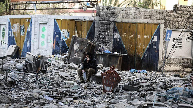 Газа после атаки ВВС ЦАХАЛа. Фото: пресс-служба ЦАХАЛа