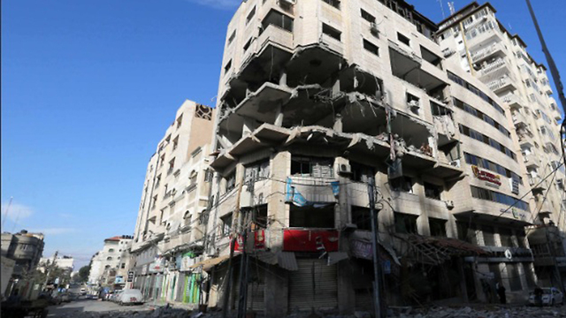 Разрушенный штаб киберотдела ХАМАСа. Фото: пресс-служба ЦАХАЛа