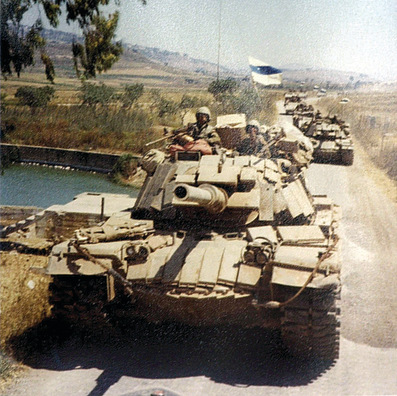 מלחמת לבנון הראשונה, טנקים חוזרים מהקרב בסולטן יעקב