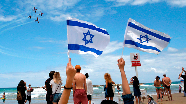 ישראל 2019 יום העצמאות ה- 71 (צילום: AFP)