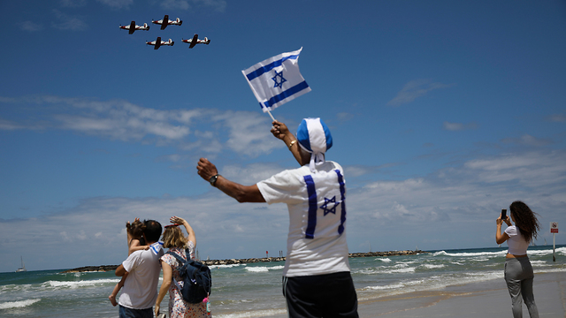 ישראל 2019 יום העצמאות ה- 71 (צילום: AP)