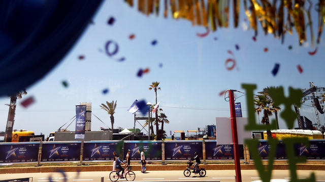 The Eurovision Village in Tel Aviv (Photo: Reuters)