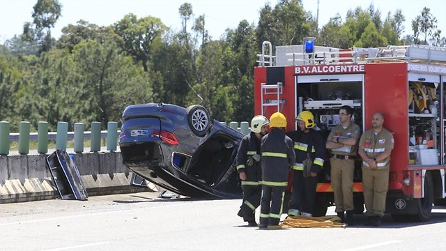  תאונת הדרכים על כביש A1 בליסבון, בה נהרגה ישראלית ()