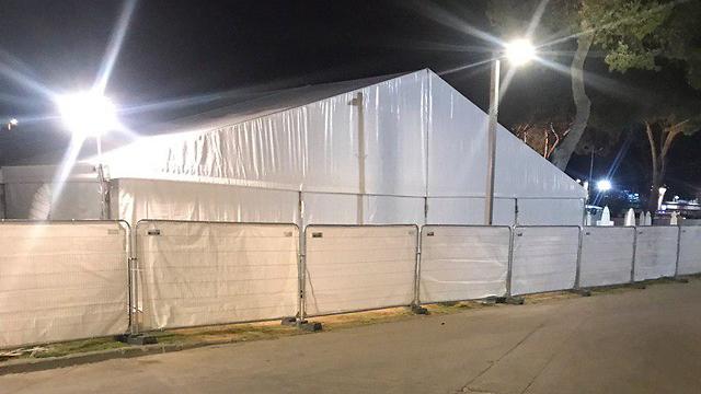 אוהלים מדונה אירוויזיון 2019 (צילום: רן בוקר)