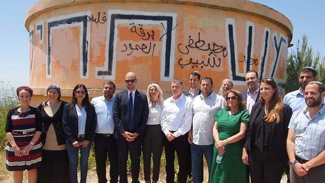Likud members of Knesset tour Homesh