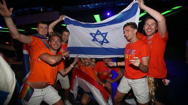 חגיגות אחרי תחרות אירוויזיון ב האנגר 11 תל אביב (צילום: אורן אהרוני)