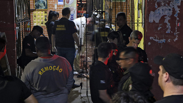 ירי טבח ב בר בעיר בלם ברזיל (צילום: AFP)