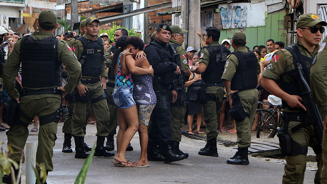 ירי טבח ב בר בעיר בלם ברזיל (צילום: AFP)