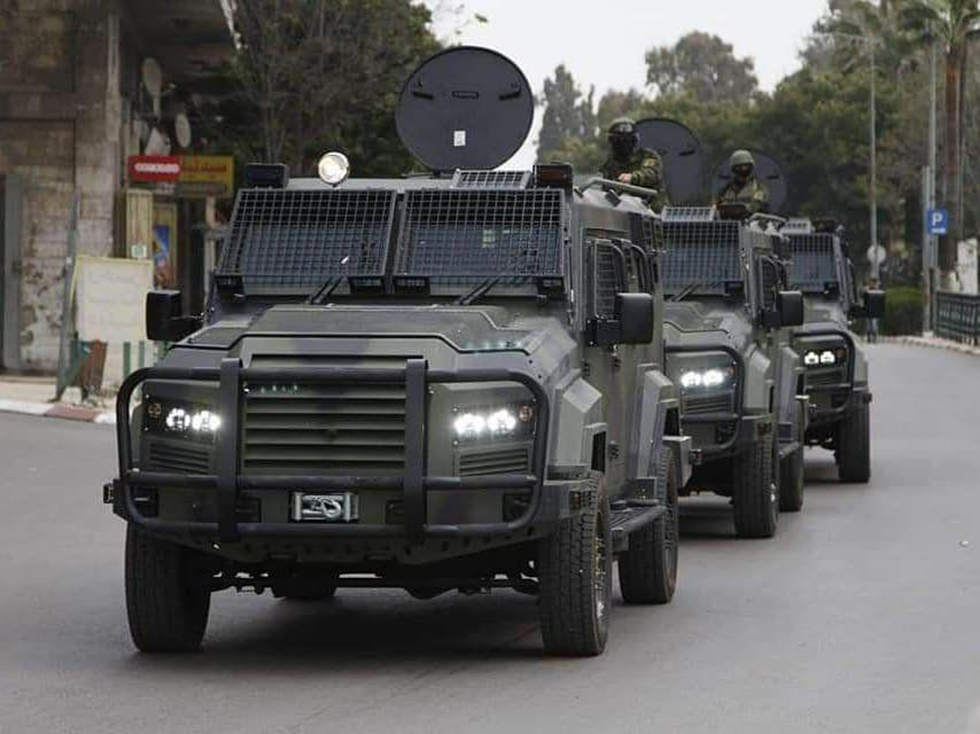 The PA recently received a fleet of armored vehicles from the U.S., with Israeli approval
