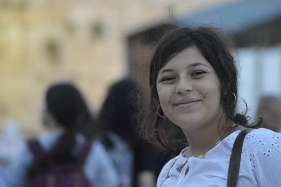 שלומית אשכנזי, תלמידת כיתה יב' ממזכרת בתיה ומשתתפת בתכנית מגשימים זו השנה השלישית. (צילום: מתוך האלבום הפרטי)
