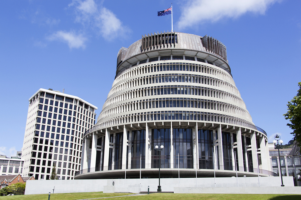 אילוס אילוסטרציה בניין ה פרלמנט ב ניו זילנד וולינגטון (צילום: shutterstock)