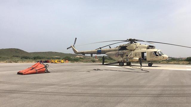 Пожарный вертолет Ми-8 ВВС Египта