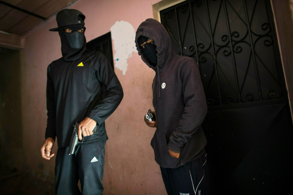 ונצואלה קראקס רצח פשע פושעים רוצחים  (צילום: AP)