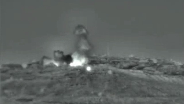 IDF air strike in Syria (Photo: IDF Spokesperson's Unit)
