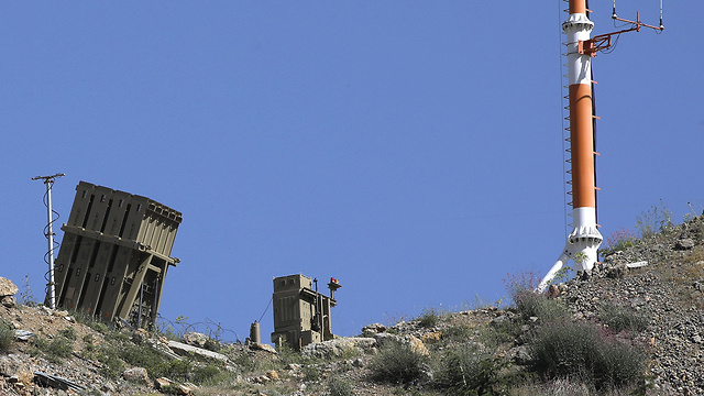 Iron Dome battery on Mt. Hermon (Photo: AFP)