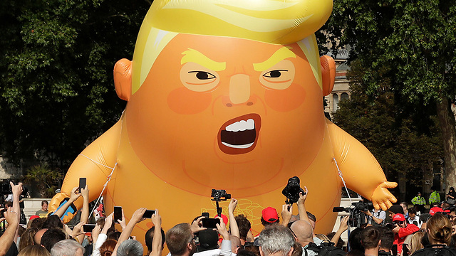 Donald Trump baby blimp (Photo: AP)