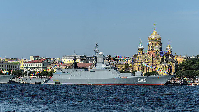 רוסיה שולחת ספינות משלה לעקוב אחר הספינות בתרגיל המערבי (מתוך ויקיפדיה)
