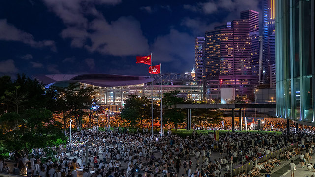 הונג קונג: מאות אלפים מפגינים נגד חוק שיאפשר הסגרת מבוקשים לסין (צילום: Gettyimages)