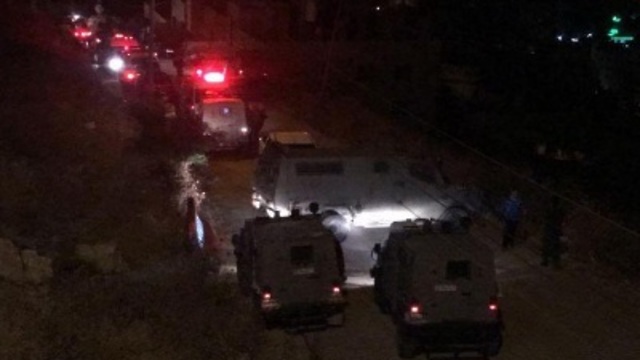 IDF forces in Nablus early Tuesday