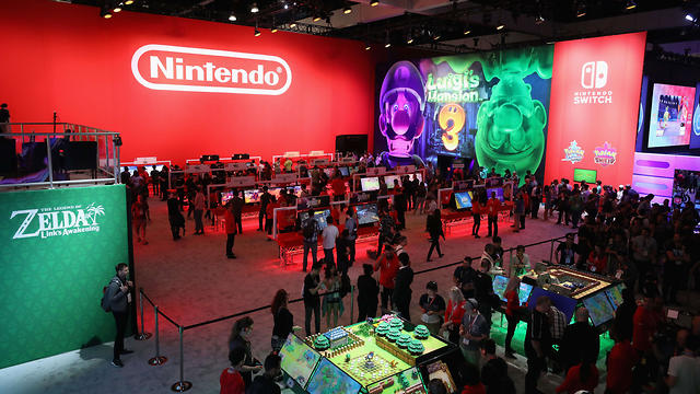 התצוגה של נינטנדו בתערוכת E3 (צילום: AFP)