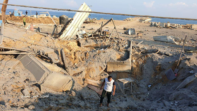 Руины у побережья Газы