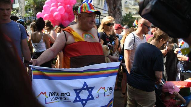 התכנסות מצעד הגאווה 2019 בתל אביב (צילום: יאיר שגיא)