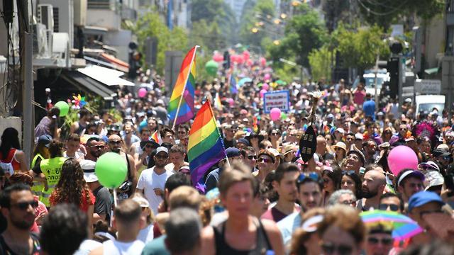 מצעד הגאווה של תל אביב 2019 (צילום: יאיר שגיא)