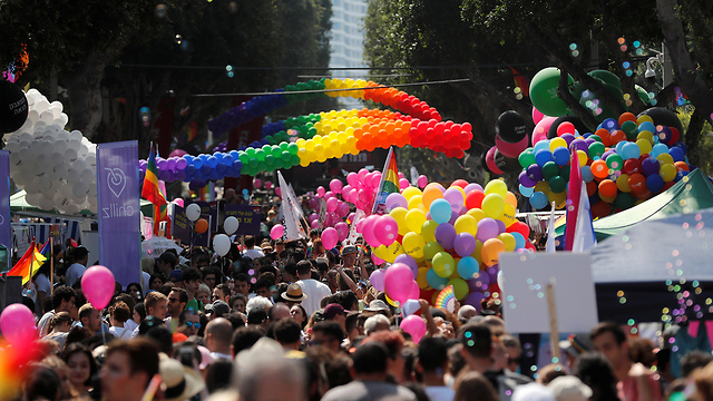 מצעד הגאווה תל אביב (צילום: רויטרס)