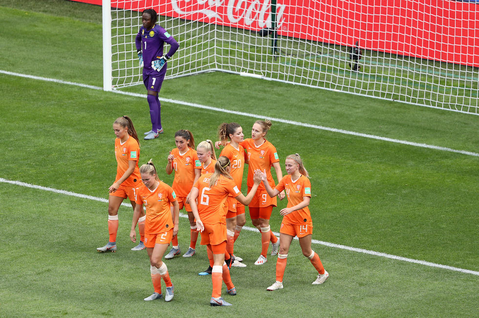 נבחרת הולנד כדורגל נשים (צילום: getty images)