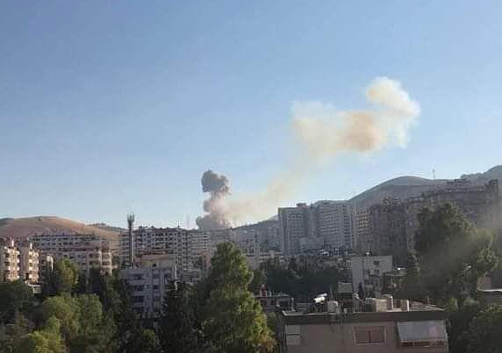 Взрыв в районе Дамаска