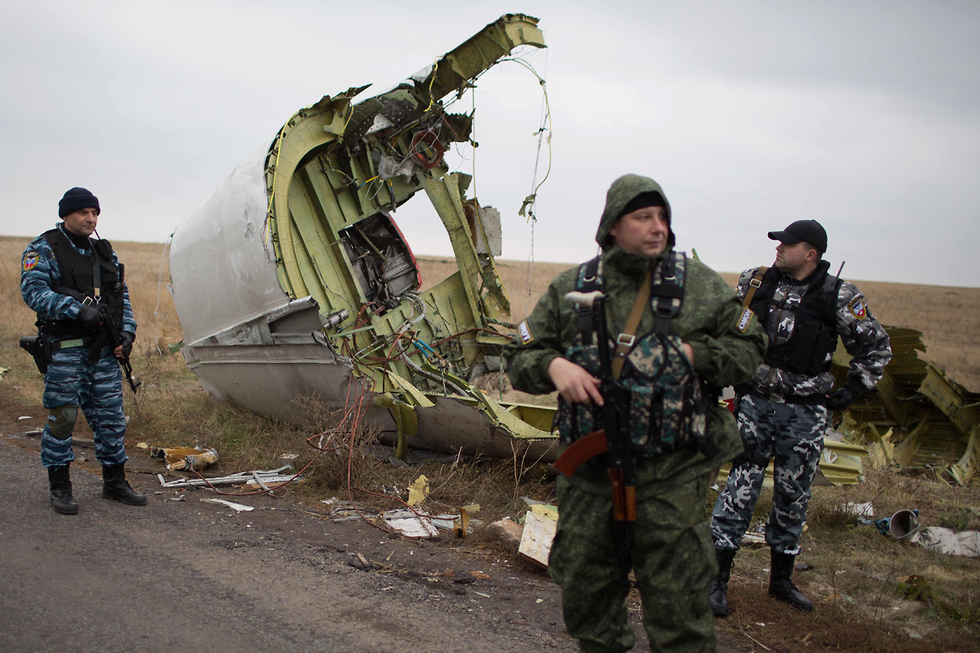 התרסקות מטוס נוסעים של מלזיה איירליינס אוקראינה 2014 (צילום: AFP)