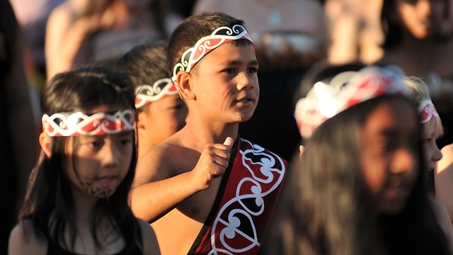 ילדים מאורים בני המיעוט המאורי מאורי ניו זילנד (צילום: shutterstock)