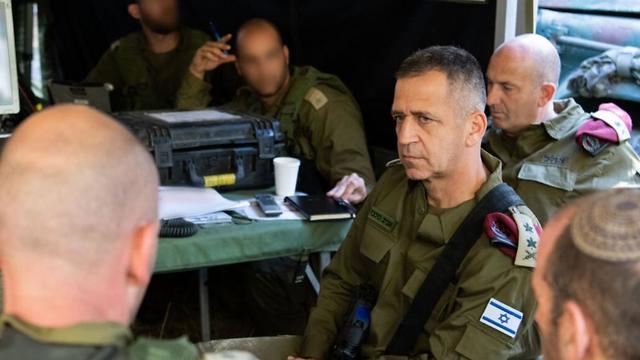 Начальник генштаба ЦАХАЛа Авив Кохави на учениях. Фото: пресс-служба ЦАХАЛа