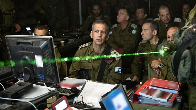 Начальник генерального штаба ЦАХАЛа Авив Кохави на учениях. Фото: пресс-служба ЦАХАЛа