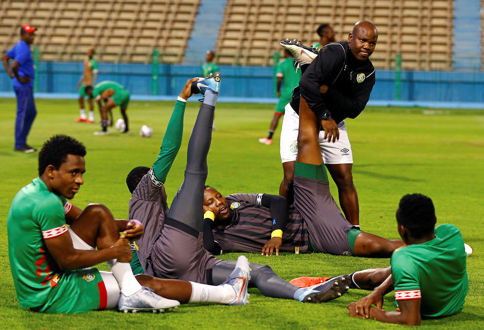 שחקני נבחרת זימבבואה (צילום: רויטרס)
