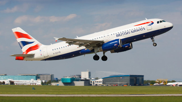 Самолет британской авиакомпании. Фото: shutterstock