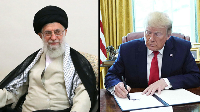 Верховный лидер Ирана Али Хаменеи; президент США Дональд Трамп. Фото: AFP, EPA