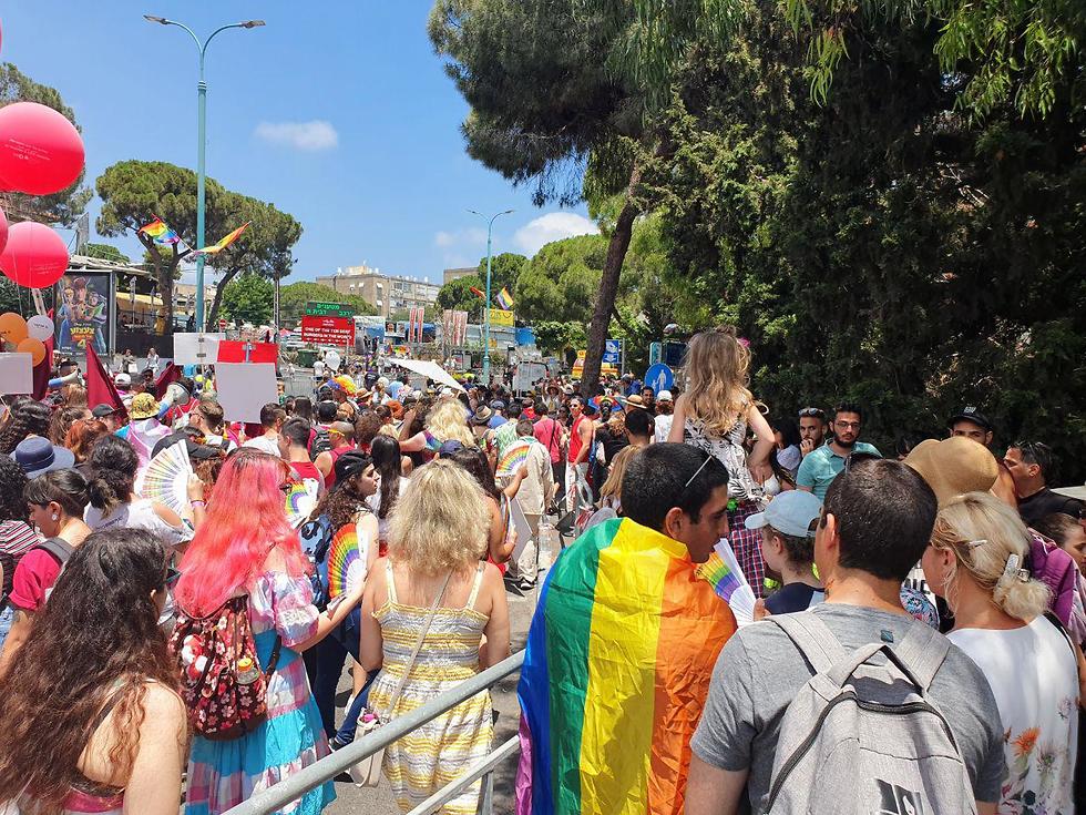 מצעד הגאווה בחיפה (צילום: אחיה ראב