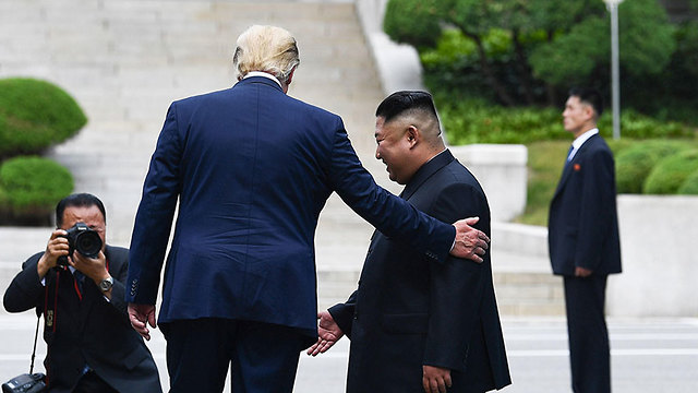 Trump and Kim meet in DMZ (Photo: AFP)