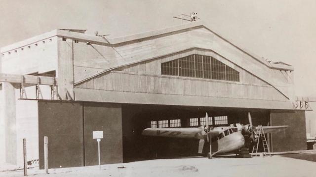 Аэропорт Сде-Дов в 1938 году. Фото: архив Электрической компании Израиля