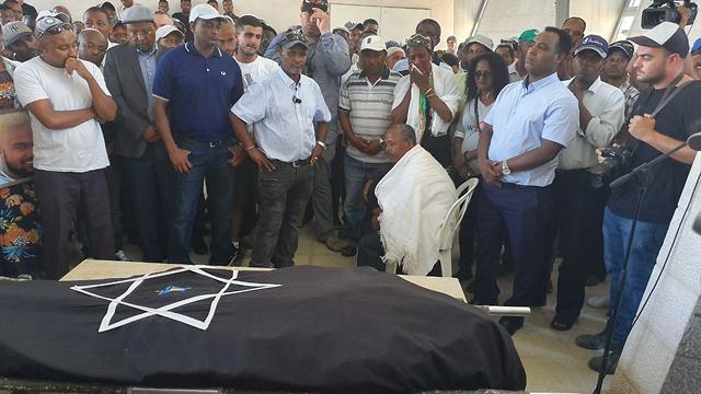 The funeral for Solomon Tekah (Photo: Ahiye Raved)