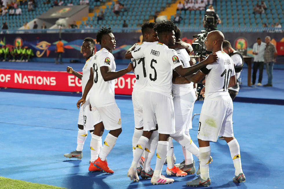 נבחרת גאנה (צילום: AFP)