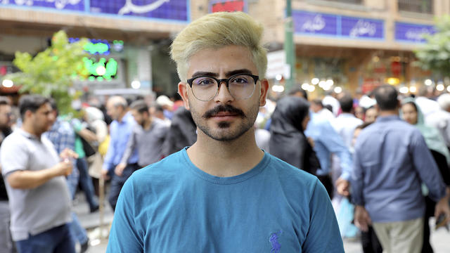 Sajjad Nazary, a 23-year-old university student from Tehran (Photo: AP)