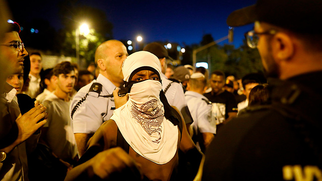 הפגנת העדה האתיופית בירושלים (צילום: AFP)