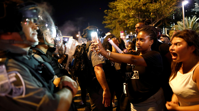  Ethiopian community protest in Tel Aviv July 2019 (photo: Reuters) (Photo: Reuters)