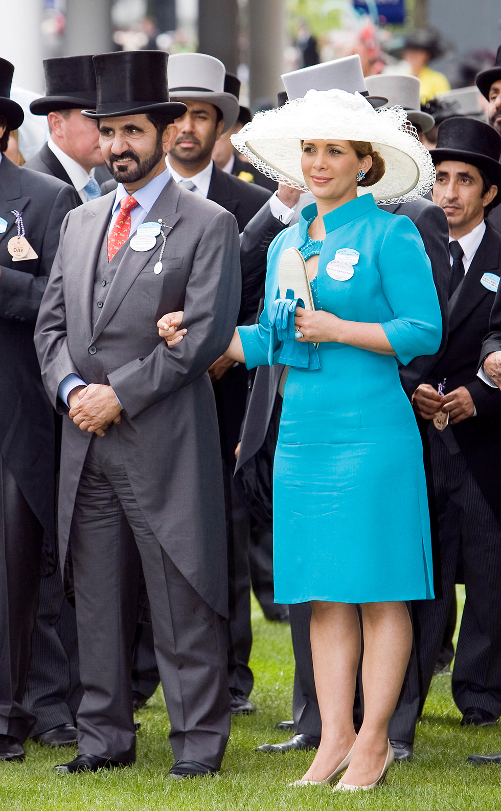 הנסיכה האיא בת חוסיין ושליט דובאי שייח מוחמד  (צילום: MCT)
