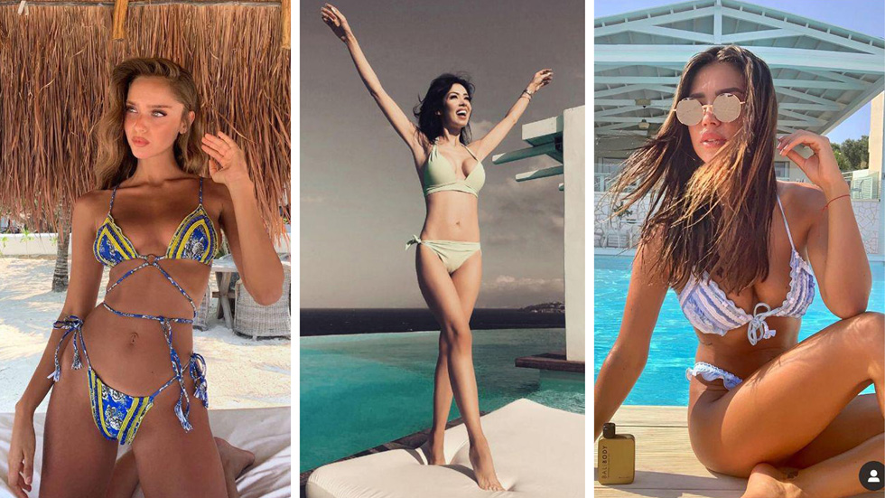 Израильские знаменитости в бикини: Нета Алхимистер, Николь Райдман, Руслана Родина. Фото: Instagram