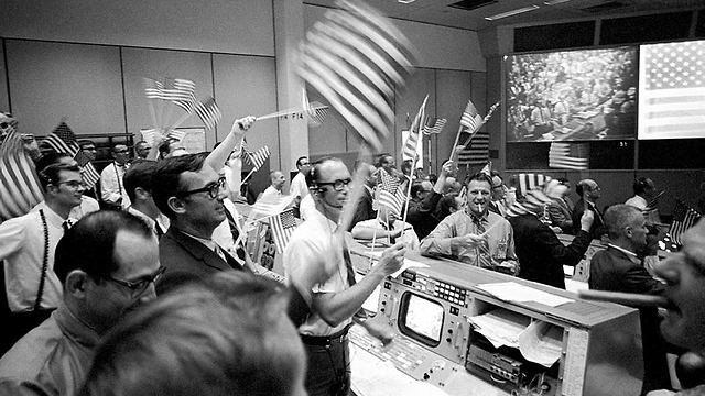 The NASA control room during the moon landing  (Photo: AP)