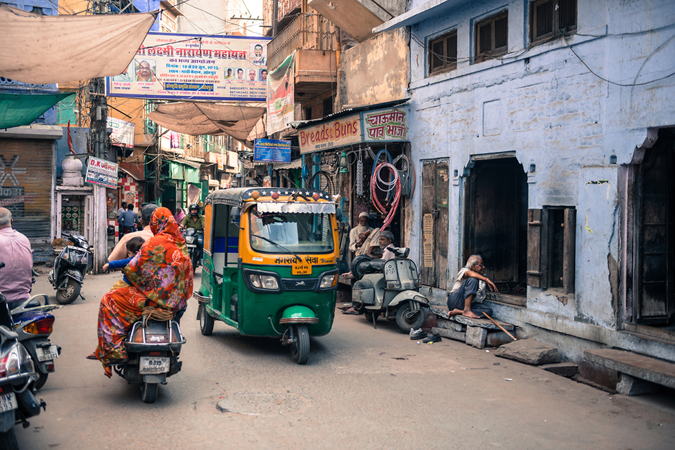 רחוב ב הודו אילוסטרציה (צילום: shutterstock)